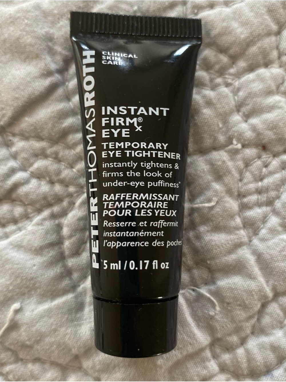 Peter Thomas Roth Black Instant Firm Eye Temporary Tightener Tube